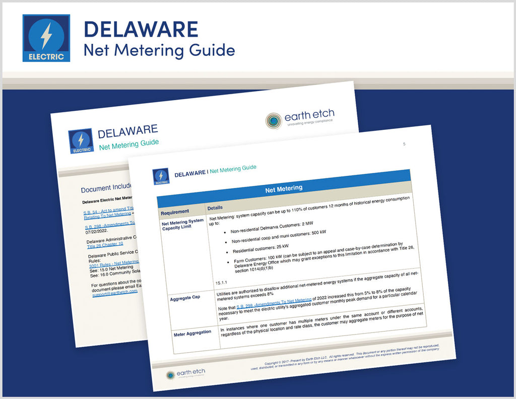Delaware Net Metering Guide (Electric)
