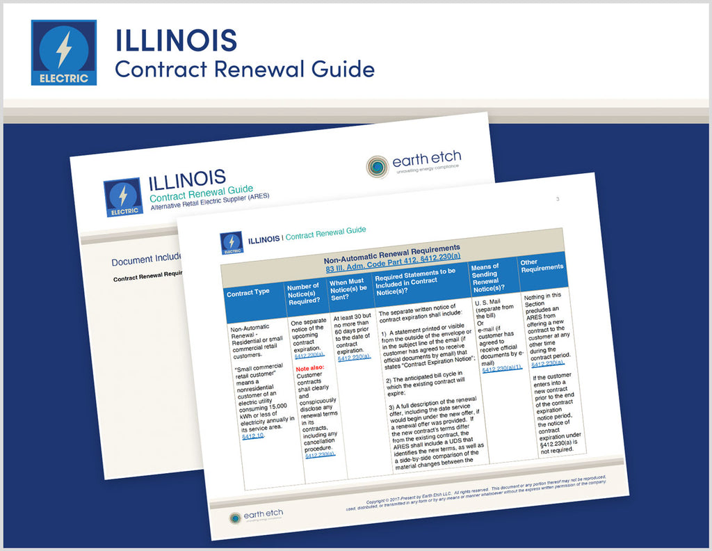 Illinois Contract Renewal Guide (Electric)