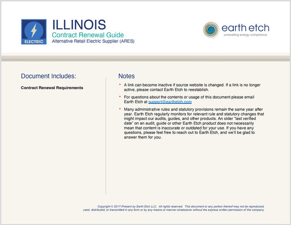 Illinois Contract Renewal Guide (Electric)