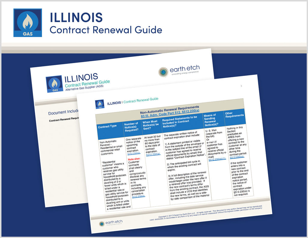 Illinois Contract Renewal Guide (Gas)