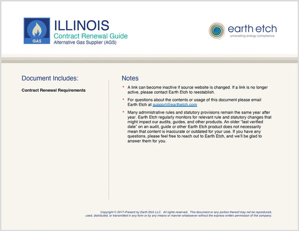 Illinois Contract Renewal Guide (Gas)