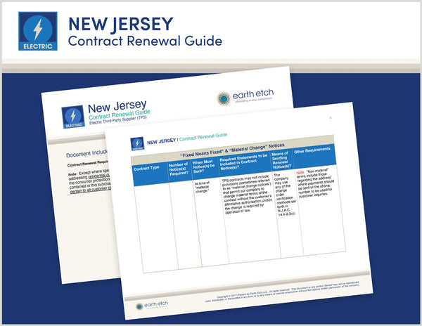 New Jersey Contract Renewal Guide (Electric)