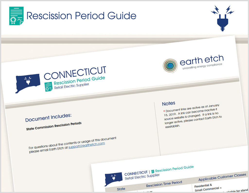 Connecticut Rescission Period Guide (Electric)