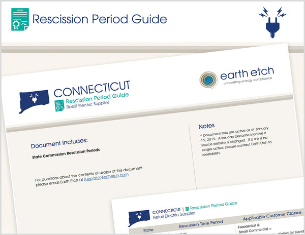 Connecticut Rescission Period Guide (Electric)
