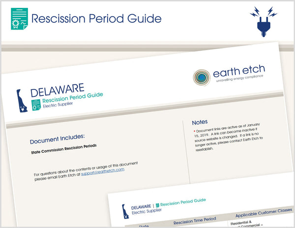 Delaware Rescission Period Guide (Electric)
