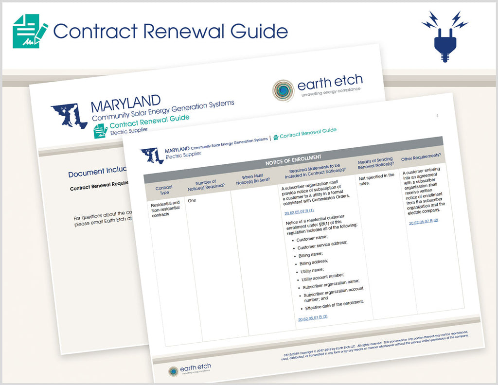 Maryland Contract Renewal Guide (Community Solar)