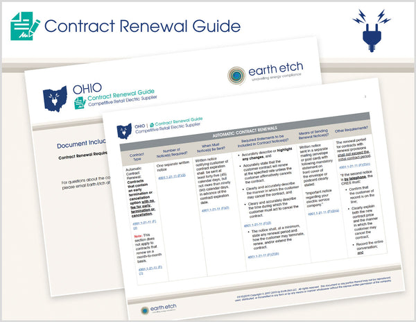 Ohio Contract Renewal Guide (Electric)