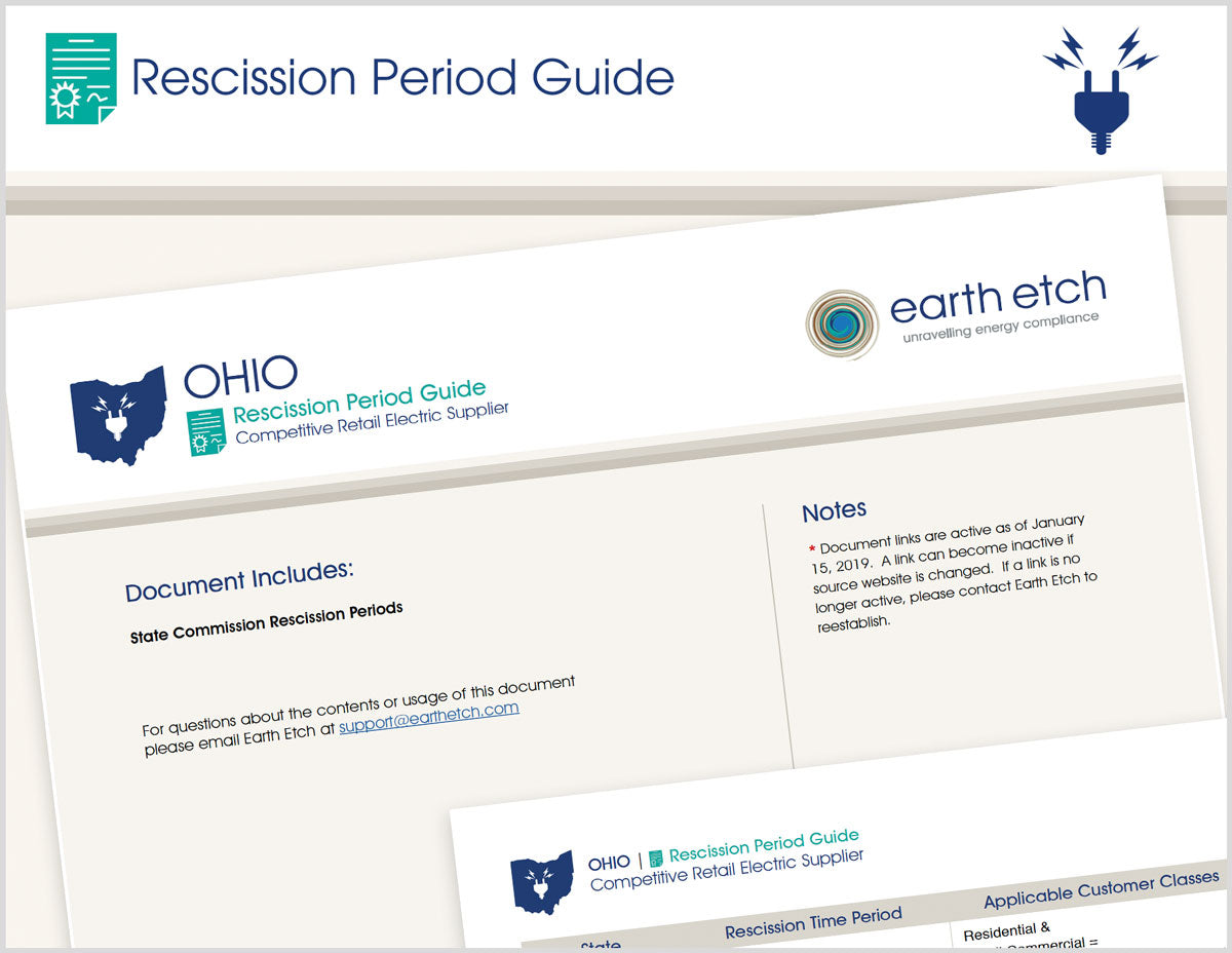 Ohio Supplier Reporting Requirements Guide for Competitive Retail Elec Earth Etch