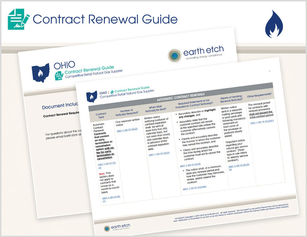 Ohio Contract Renewal Guide (Gas)