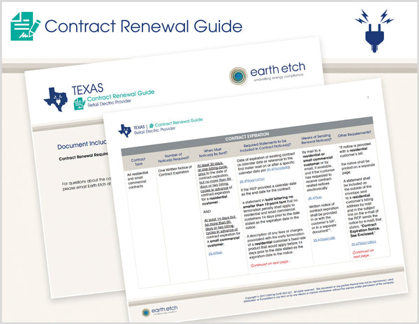 Texas Contract Renewal Guide (Electric)